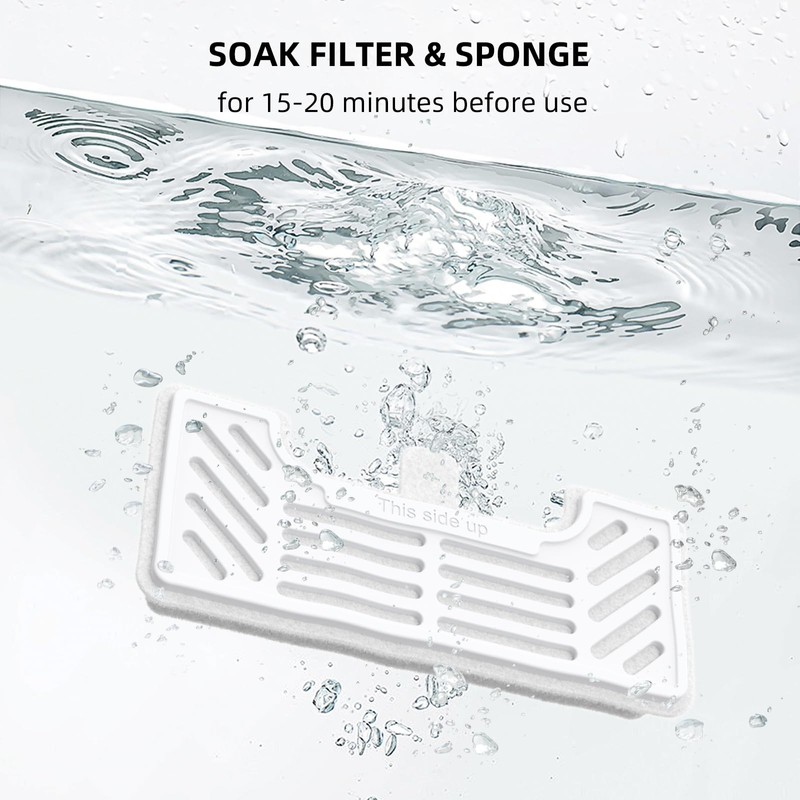 uahpet 6 Pack Replacement Filters & 8 Pack Replacement Filter