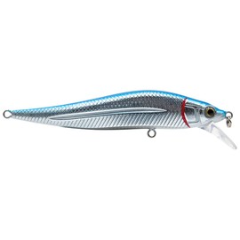 Livingston Lures 14107: Jerkmaster Jr. Fw Blue Back Chrome