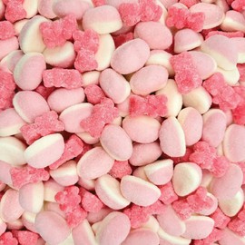 iLike! Candy Mix 2-Pound Bag | Sour Gummy Bears, Puffy Gummies | Tutti-Frutti and Straw