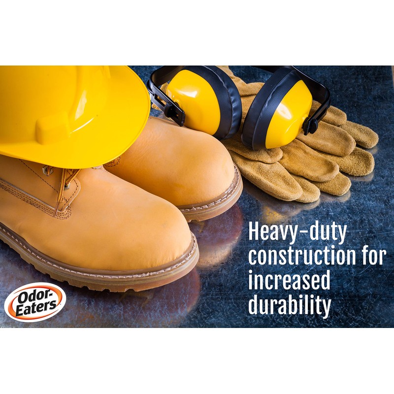 Odor-Eaters Supertuff, Odour-Destroying, Heavy Duty Insoles, for Work wear, Pack