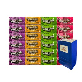 Variety pack Now and Later Candy 24 Pack – Assorted Grape Pineapple Apple Cherry Flavors – Party Favors, Treat Bags, Candy Gift Packs, Bulk Candy, Kids & Holiday Snacks