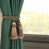 Fenghuangwu - Alzapaños decorativos hechos a mano para cortina, cuerda