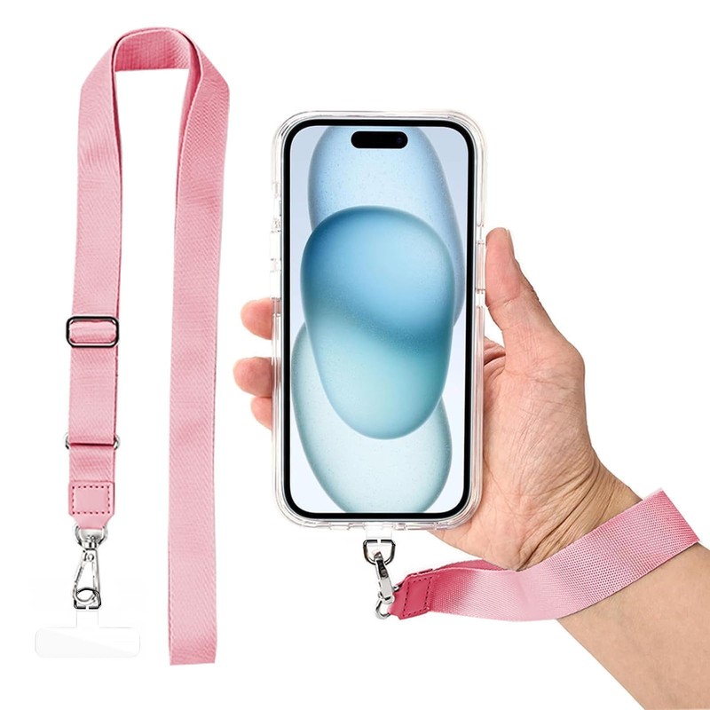 MOLOPPO Phone Lanyard - 1 Pack with Adjustable Neck Straps,