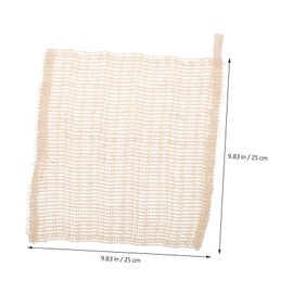 KONTONTY 5pcs Cotton Linen Facial Cleansing Wipes Gentle Exfoliating Towels Soft Cleaning Power for Clean