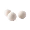 b2c Felt Dryer Ball 3 Pack (White) | Wool Ball
