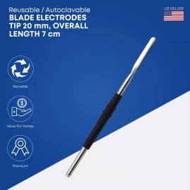 Stellmacher Instruments Inc Reusable Blade Electrodes Surgical Pencil 3/32" Electrosurgica