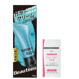 Beauty Color Cream Turquoise Blue 140g (Bonus Included) Bright Hair Coloring Fashionable Dyeing Hair Color Treatment Hoyu