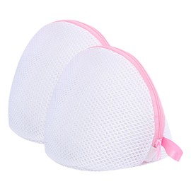 Pack of 2 Bra Laundry Net for Washing Machine, Durable Nets Laundry Bags for Washing Bras, Reusable Laundry Net with Zip, Mesh Laundry Bags for Bra