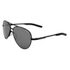 Tifosi Optics Shwae Aviator Sunglasses (Satin Black, Smoke)
