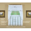Today's Curtain, Heirloom Battenberg Eyelet Tier 36", White, 58" W