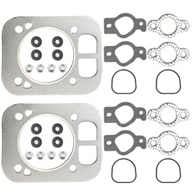 DUZFOREI 2 Pcs Head Gasket Kit Replacement for Kohler 24 841 04-S, 24 841 03S, CH25 CH26 CH730 CH740 CH750 CV730 CV732 CH742 CV25 CV26 CV724 CV730 Engines, Cylinder Head Gasket Kits