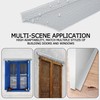 Door Rain Drip Guard, 40 Inch Anodized Aluminum Door Drip