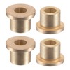 sourcing map Flange Sleeve Bearings 6mm Bore 10mm OD 10mm