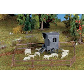 Vollmer 43742 Shepherd Wagon and Sheep Herd