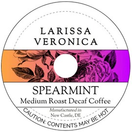 Spearmint Medium Roast Decaf Coffee (Single Serve K-Cup Pods) (Gourmet, Naturally Flavored, Whole Coffee Beans) (12 pods, ZIN: 574601) - 3 Pack