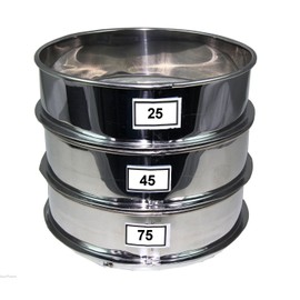 Aluminum Herbal Pollen Hash Extractor stackable sifter 25, 45, 75 Micron Screen