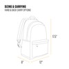 Carhartt 21L Classic Laptop Backpack, Water-Resistant Pack W/ 15" Laptop