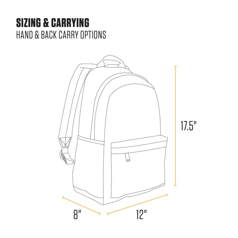 Carhartt 21L Classic Laptop Backpack, Water-Resistant Pack W/ 15" Laptop