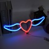 Heart Shaped Neon Light Safe Energy Saving Dual Power Heart