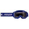 LS2 Helmets Charger Motorcycle OTG Goggle (Blue with Clear Lens)