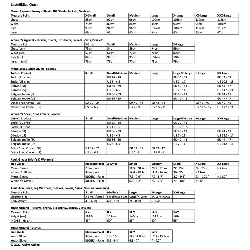 castelli Women's Red Corsa 2W Glove Cycling Gloves, Navy Blue,