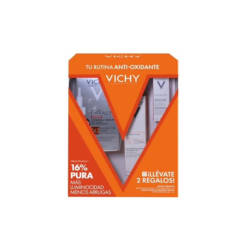 Vichy Liftactiv Supreme Sérum Vitamina C 16% Pura, Set con