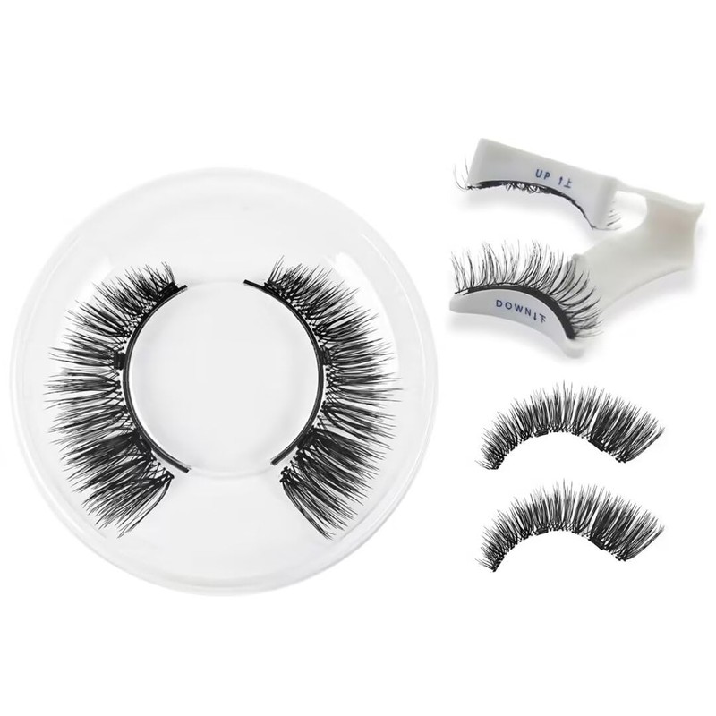 Magnetic Eyelashes with Applicator, No Glue Needed Reusable Magnetic Lashes,