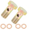 Unbranded 2pcs Banjo Bolt Brake Fitting Adapter Kit M10x1.25 Brake
