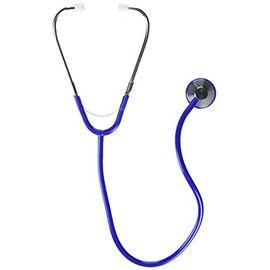 Veridian 05-12303 Prism Series Aluminum Single Head Nurse Stethoscope, Royal Blue