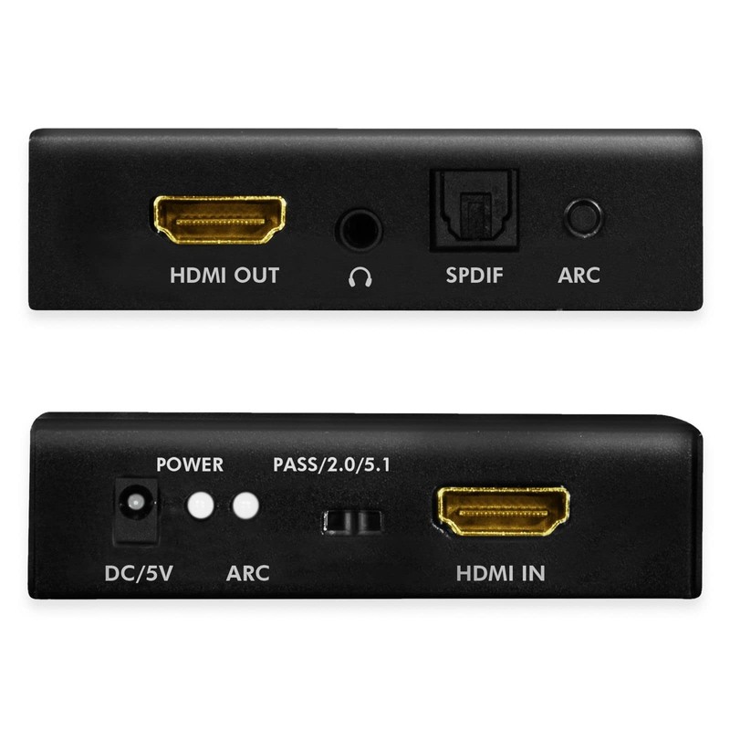 LogiLink HD0055 - HDMI Audio Extractor, 2CH/5.1CH, 4K/60Hz