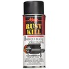 Majic 8-2020-8 Rust Kill Spray Enamel, Barbeque Black, 12 oz