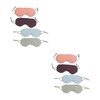 FOMIYES 2sets Lightproof Sleep Mask Breathable Eye Cover Elastic for