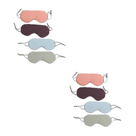 FOMIYES 2sets Lightproof Sleep Mask Breathable Eye Cover Elastic for Comfortable Sleep Eye Protection 4pcs*2
