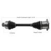 TrakMotive CV Axle Shaft - AD-8168