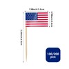 AhfuLife Different Countries Toothpick Flag, 200 Pcs Mini Flags on