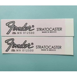 Fits for Fender Electric Guitar & Bass Head Stickers - Mo Lao ST Logo Water Transfer Stickers - Trademark Tearable Film
