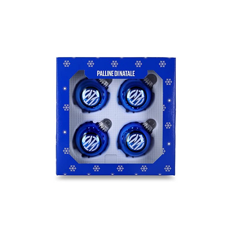 Inter - Set of 4 Premium Christmas Baubles - Christmas