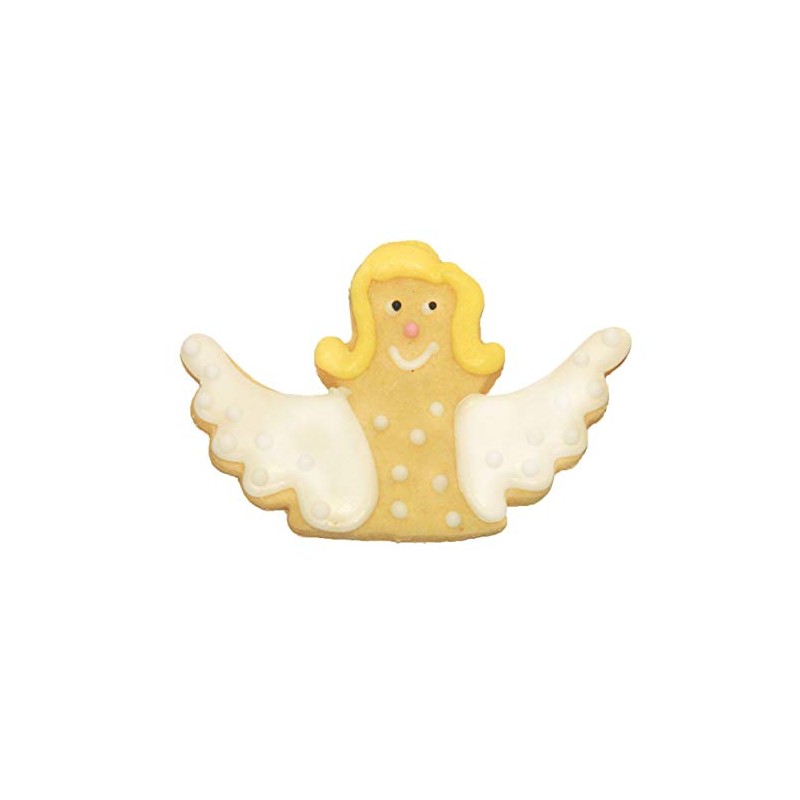 Birkmann 1010693610 Cherub, Grey Plastic Cookie Cutters, 5 x 3