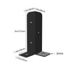 4 PCS Adjustable Fence Post Brackets Post Support, Fit Wood