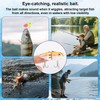 BOXOB 2pcs Mini Glide Bait, Realistic Glide Baits Lifelike Swim