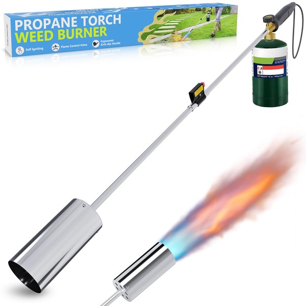 TAUSOM Propane Weed Torch 811 Model, 36" Long 1,200,000 BTU