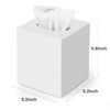 Tissue Box Cover, Square Modern Facial Acrylic Tissue Holder Napkin