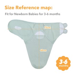 3Pcs Swaddle Blankets Swaddling Wrap for Baby,Swaddle Sleeping Bag Newborn Adjustable Breathable Soft Cotton (Cherry, Large)