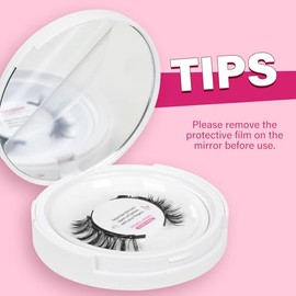PRO LASHBEAUTY Pestañas Magnéticas Con Aplicador, Duraderas Y Reutilizables Kit De 4 Imanes Por Pieza No Necesita Pegamento Pestañas Postizas Impermeables, Sin Crueldad Animal, Fáciles De Usar (1 Par,