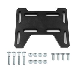 Gxencks Adjustable Motor Adapter Bracket Plate for Small 4 Stroke Engines 212 Preditor for Honda for Mini Bike Black