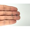 Crescent Moon Stud Earrings - 925 Sterling Silver