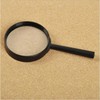 1Pc Black Magnifier for Reading Tool Hand Held Magnifying Glass