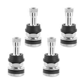 XINLIYA Car TR416 Metal Valve Stems, 4PCS High-Pressure Tyre Valve Stems Outer Mount Fits 0.453 & 0.625 Inch Rim Holes, Automotive Accessories, Universal for Truck, SUV, Motorcycle