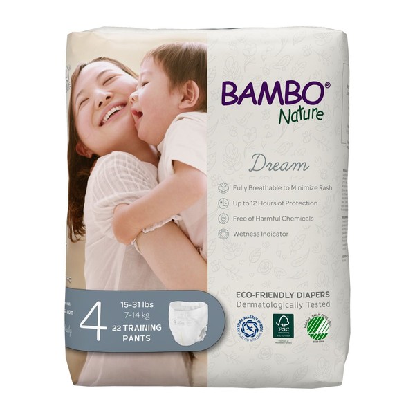 Bambo Nature Dream Toddler Toddler Training Pants Size 4 15