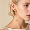Gold Dangle Earrings for Women, Ultra Lightweight Teardrop Long Chain